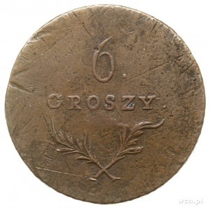 6 groszy 1813, Zamość; Plage 120, Bitkin 9 (R3), H.Cz. ...