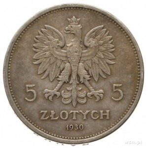 5 złotych 1930, Warszawa, 100. Rocznica Powstania Listo...