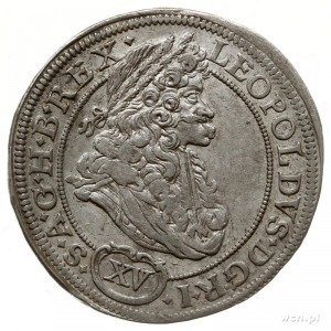 15 krajcarów 1683/M.M.W, Wrocław; F.u.S. 591, E./M. - n...