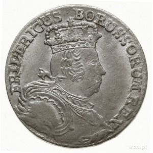 6 krajcarów 1756/B, Wrocław; F.u.S. 1042, Olding 300, S...