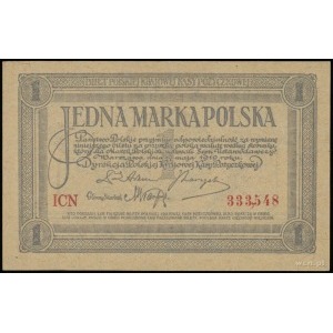 1 marka polska 17.05.1919; seria ICN, numeracja 333548;...