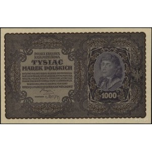 1.000 marek polskich 23.08.1919; seria I-DT, numeracja ...