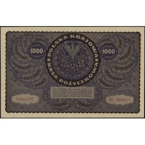 1.000 marek polskich 23.08.1919; seria I-DT, numeracja ...