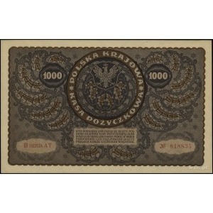 1.000 marek polskich 23.08.1919; seria III-AT, numeracj...