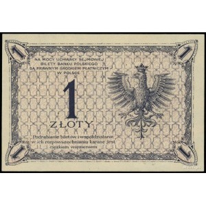 1 złoty 28.02.1919; seria 59 G, numeracja 032931; Lucow...