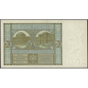 20 złotych 1.09.1929; seria DN, numeracja 0982011; Luco...