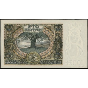 100 złotych 9.11.1934; seria CP, numeracja 0445846; Luc...