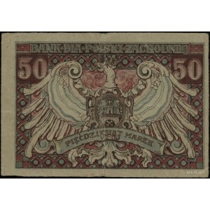 Bank dla Polski Zachodniej; 50 marek, ważne do 31.12.19...