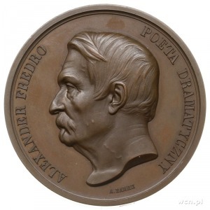 Aleksander hrabia Fredro 1864, medal autorstwa Barre’a,...