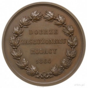 Aleksander hrabia Fredro 1864, medal autorstwa Barre’a,...