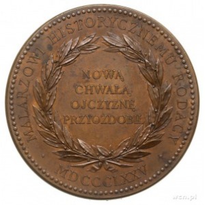 Jan Matejko - medal 1875, autorstwa Barre’a, upamiętnia...