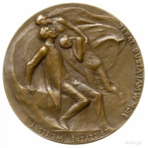 Adam Mickiewicz - medal autorstwa Wacława Szymanowskieg...
