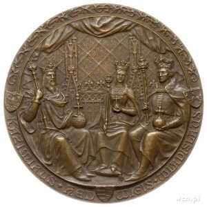medal autorstwa Wincentego Trojanowskiego z 1900 r., ro...