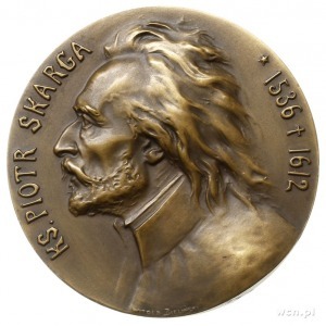 Piotr Skarga 300. rocznica śmierci - medal autorstwa Wi...