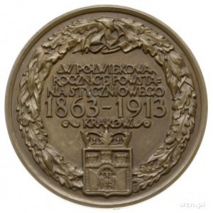 50. rocznica Powstania Styczniowego, medal autorstwa Wo...