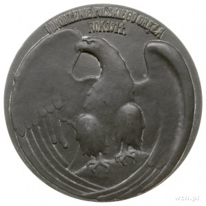 medal ODRODZENIE POLSKIEGO ORĘŻA 1914, autorstwa Stanis...