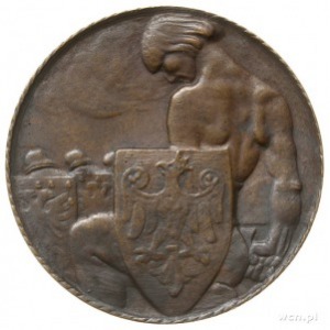 Oswobodzenie Krakowa - medal sygnowany J - R (Jan Raszk...