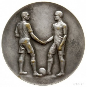 medal wydany przez PZPN z okazji meczu piłkarskiego Szw...