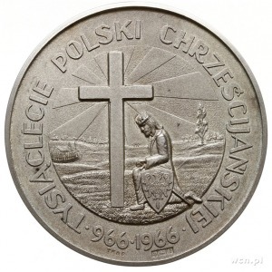 medal na tysiąclecie Państwa Polskiego wybity w 1966 r....