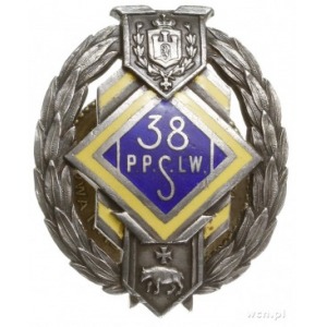 oficerska odznaka pamiątkowa 38 Pułku Piechoty Strzelcó...