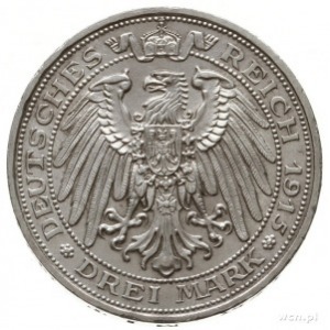 3 marki 1915 A, Berlin; 100. rocznica przyłączenia hrab...