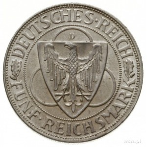 5 marek 1930 D, Monachium; Odzyskanie Nadrenii; AKS 67,...