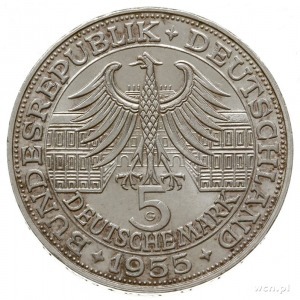 5 marek 1955 G, Karlsruhe; wybite na 400. rocznicę urod...