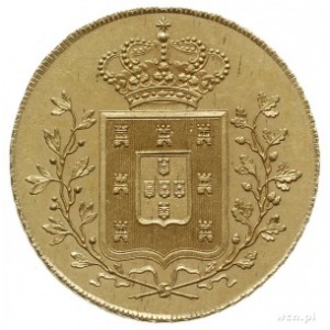 4 escudo (peça = 7500 reis) 1834, Lisbona; Fr. 140, Gom...
