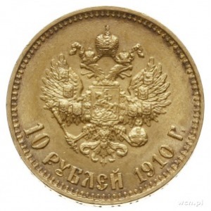 10 rubli 1910 (Э.Б), Petersburg; Fr. 179, Bitkin 15 (R)...
