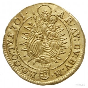 dukat 1701 KB, Krzemnica; Fr. 128, Huszár 1322; złoto 3...