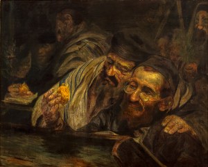 Leopold Pilichowski (1869 Piła – 1933 Londyn), Żydzi podczas Święta Namiotów (Sukot)