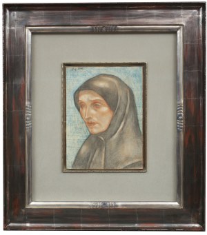 Eugeniusz Zak (1884 Mogilno – 1926 Paryż), Głowa mniszki, około 1912-13