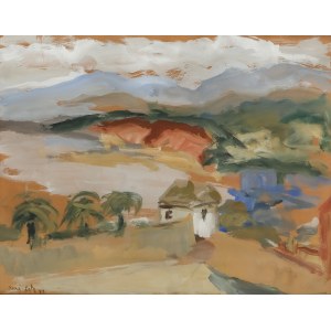 Emmanuel Katz (zw. Mané-Katz) (1894 Krzemieńczuk - 1962 Tel Awiw), Pejzaż z Palestyny, 1934 r.