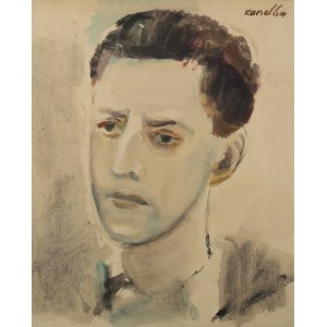 Rajmund Kanelba (1897 Warszawa - 1960 Londyn), Portret mężczyzny