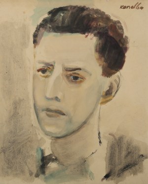 Rajmund Kanelba (1897 Warszawa - 1960 Londyn), Portret mężczyzny