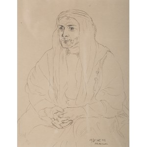Wlastimil Hofman (1881 Praga - 1970 Szklarska Poręba), Arab, 1943 r.