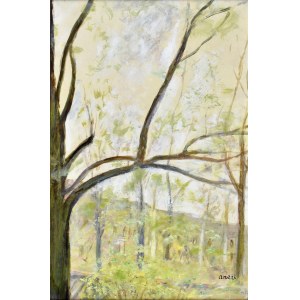 ANERI Irena Weissova (1888-1981), Landscape with trees, ca. 1965.