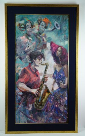 Tomasz Bachanek, PLAY, PAY AND KEEP DISTANCE 3, 100 x 50 cm.