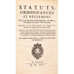 STATUTS, ORDONNANCES ET REGLEMENS, Paryż, 1694