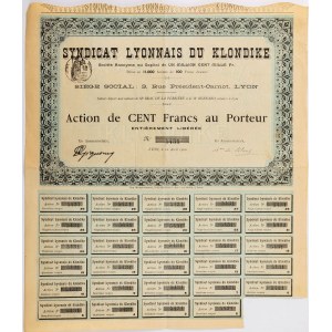 AKCJA NA 100 FRANKÓW, Syndicat Lyonnais du Klondike, 1900
