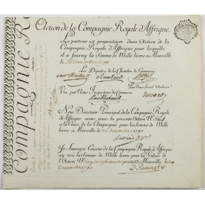 AKCJA KRÓLEWSKIEJ KOMPANII AFRYKAŃSKIEJ, Marsylia, 30.12.1790