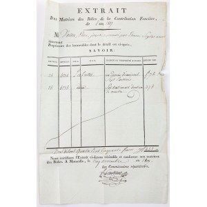 EXTRACT FROM PROPERTY INCOME FOR THE YEAR 1807
