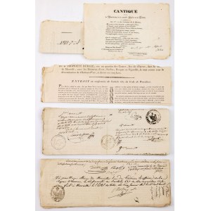 OGŁOSZENIE WYWŁASZCZENIA NIERUCHOMOŚCI, Francja, Marsylia, 1808