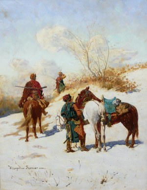 Władysław Karol Szerner (1870 Szebenice –1936 tamże), Patrol kozacki