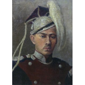 Artysta nieokreślony (1 poł. XX w.), Portret niemieckiego Oficera Kawalerii