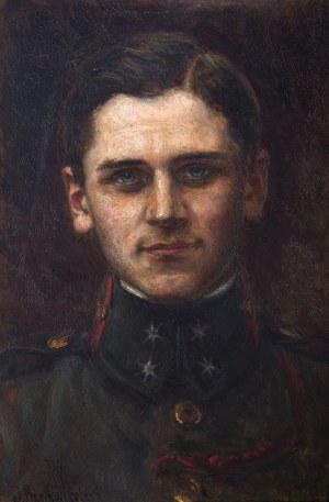 Józef Krzesz-Męcina (1816 Kraków-1934 Poznań), Portret sekcyjnego piechoty Legionów Polskich w 1914 r.