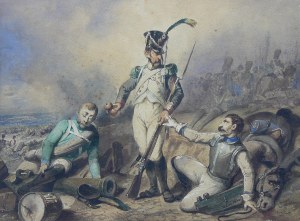 Auguste Raffet (1804-1860), Trzech wiarusów napoleońskich, 1850 r.