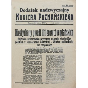 DODATEK NADZWYCZAJNY KURIERA POZNAŃSKIEGO Z 24.02.1939