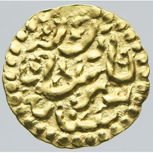 Sumatra - Atčih.  Zaqiat Ad-din (1678-88). Au cupang (0,59 g), bez let. a mincovny. Mi.-3950 var.