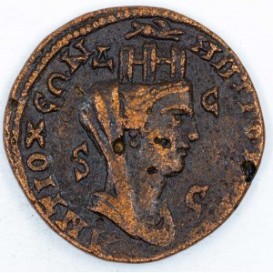 Syrie, Antiochie. AE 29. Busta Tyché vpravo. Sear-4058.  st. koroze